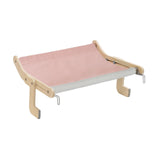 Maxbell Cat Window Perch Basking Detachable for Bedroom Space Saving No Drilling Pink