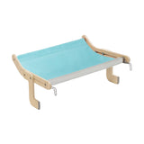 Maxbell Cat Window Perch Basking Detachable for Bedroom Space Saving No Drilling Blue