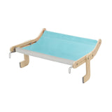 Maxbell Cat Window Perch Basking Detachable for Bedroom Space Saving No Drilling Blue