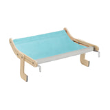 Maxbell Cat Window Perch Basking Detachable for Bedroom Space Saving No Drilling Blue
