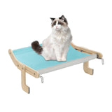 Maxbell Cat Window Perch Basking Detachable for Bedroom Space Saving No Drilling Blue