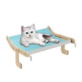 Maxbell Cat Window Perch Basking Detachable for Bedroom Space Saving No Drilling Blue