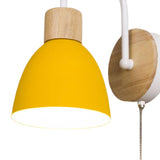 Maxbell Simple Wall Lamp Shade Nightlight Decorative for Restaurant Office Entrance Yellow