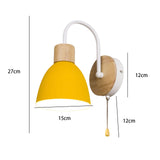 Maxbell Simple Wall Lamp Shade Nightlight Decorative for Restaurant Office Entrance Yellow