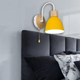 Maxbell Simple Wall Lamp Shade Nightlight Decorative for Restaurant Office Entrance Yellow