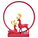 Maxbell Elk Couple Table Lamp Modern Bedside Light for Bedroom Fireplace Anniversary