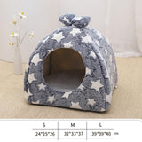 Maxbell Soft Plush Kittens Cat Bed pet house House Versatile Sturdy Construction Size S