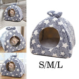 Maxbell Soft Plush Kittens Cat Bed pet house House Versatile Sturdy Construction Size S