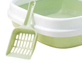 Maxbell Semienclosed Cat Toilet Stronger Durable Travel Litter Pan Cleaning Rabbit Green
