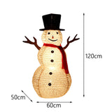 Maxbell Snowman Light Ornament Decoration Luminous Figurine Accessories Statue