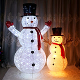 Maxbell Snowman Light Ornament Decoration Luminous Figurine Accessories Statue