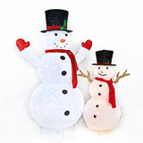 Maxbell Snowman Light Ornament Decoration Luminous Figurine Accessories Statue