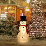 Maxbell Snowman Light Ornament Decoration Luminous Figurine Accessories Statue