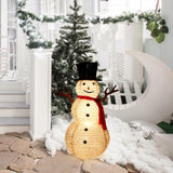 Maxbell Snowman Light Ornament Decoration Luminous Figurine Accessories Statue