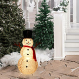 Maxbell Snowman Light Ornament Decoration Luminous Figurine Accessories Statue