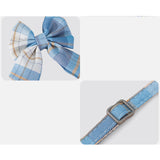 Maxbell Dog Harness and Leash Set Adjustable Dog Harness for Kitty Cat Accessories Blue