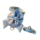 Maxbell Dog Harness and Leash Set Adjustable Dog Harness for Kitty Cat Accessories Blue