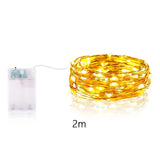 Maxbell String Light Battery Operated Christmas Light Waterproof for Bar Home Garden 2pcs Warm White