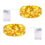 Maxbell String Light Battery Operated Christmas Light Waterproof for Bar Home Garden 2pcs Warm White