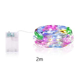 Maxbell String Light Battery Operated Christmas Light Waterproof for Bar Home Garden 1pcs Colorful