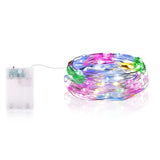 Maxbell String Light Battery Operated Christmas Light Waterproof for Bar Home Garden 1pcs Colorful
