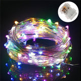 Maxbell String Light Battery Operated Christmas Light Waterproof for Bar Home Garden 1pcs Colorful