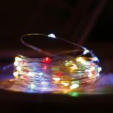 Maxbell String Light Battery Operated Christmas Light Waterproof for Bar Home Garden 1pcs Colorful