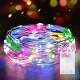 Maxbell String Light Battery Operated Christmas Light Waterproof for Bar Home Garden 1pcs Colorful