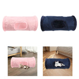 Maxbell Cat Tunnel Running Interactive Toys Built in Crinkle Paper for Indoor Cats Pink