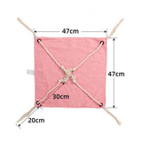 Maxbell Cat Hammock Sleeping Mat Supplies Hanging Sunshine Seat Basket Swing Bed Pink
