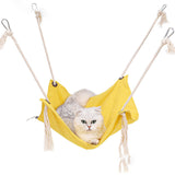 Maxbell Cat Hammock Sleeping Mat Supplies Hanging Sunshine Seat Basket Swing Bed Yellow