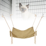 Maxbell Cat Hammock Sleeping Mat Supplies Hanging Sunshine Seat Basket Swing Bed Khaki