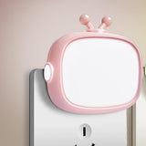 Maxbell 2x LED Night Light Socket Light Dusk to Dawn for Bedroom Baby Nursing Corner pink