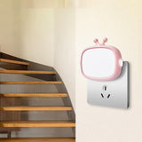 Maxbell 2x LED Night Light Socket Light Dusk to Dawn for Bedroom Baby Nursing Corner pink