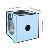 Maxbell Pet Cats Dogs Hair Drying Box Foldable Dryer Case Drying Room Lightweight Blue