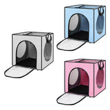 Maxbell Pet Cats Dogs Hair Drying Box Foldable Dryer Case Drying Room Lightweight Blue