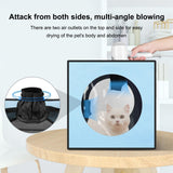 Maxbell Pet Cats Dogs Hair Drying Box Foldable Dryer Case Drying Room Lightweight Blue