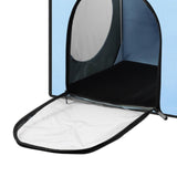 Maxbell Pet Cats Dogs Hair Drying Box Foldable Dryer Case Drying Room Lightweight Blue