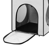 Maxbell Pet Cats Dogs Hair Drying Box Foldable Dryer Case Drying Room Lightweight Grey