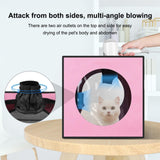 Maxbell Pet Cats Dogs Hair Drying Box Foldable Dryer Case Drying Room Lightweight Pink