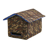 Maxbell Waterproof Outdoor Pet House Sleeping Bed Nest for Stray Cat Kitten Red M