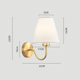 Maxbell Modern Wall Lights Fixture E27 Lamp Shade for Dining Room Indoor Staircase white