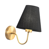 Maxbell Modern Wall Lights Fixture E27 Lamp Shade for Dining Room Indoor Staircase black