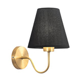 Maxbell Modern Wall Lights Fixture E27 Lamp Shade for Dining Room Indoor Staircase black