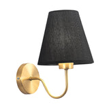 Maxbell Modern Wall Lights Fixture E27 Lamp Shade for Dining Room Indoor Staircase black