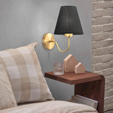 Maxbell Modern Wall Lights Fixture E27 Lamp Shade for Dining Room Indoor Staircase black
