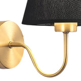 Maxbell Modern Wall Lights Fixture E27 Lamp Shade for Dining Room Indoor Staircase black