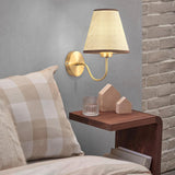 Maxbell Modern Wall Lights Fixture E27 Lamp Shade for Dining Room Indoor Staircase beige