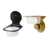 Maxbell Reptile Feeder Suction Cup Food Container for Gecko Bearded Dragon Supplies Black