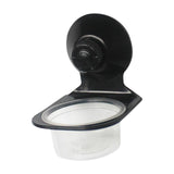Maxbell Reptile Feeder Suction Cup Food Container for Gecko Bearded Dragon Supplies Black